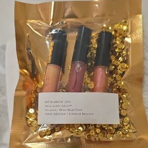 Pat McGrath Mini Lust Gloss Trio — Peach, Mauve Pink, Rose Gold